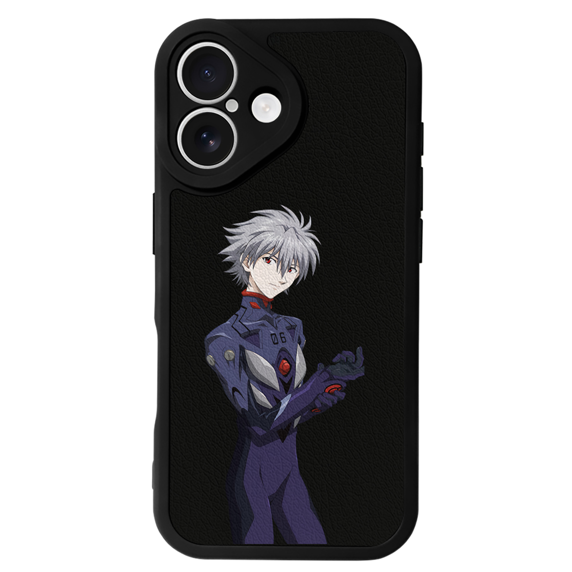 （画像用） EVA 新世紀エヴァンゲリオン 【iPhone 16シリーズ対応】シリコンスマホケース（レザー調） 材質：シリコン